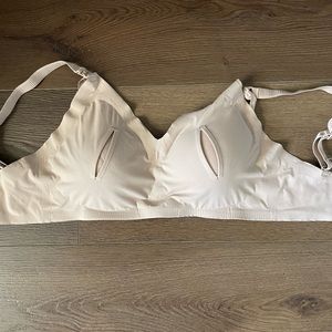 Nursing and pumping bra